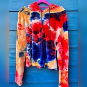 Velvet Tie Dye Pant set